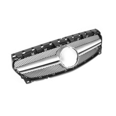 Передня решітка (2017-2019, AMG Silver) для мерседес CLA C117 рр