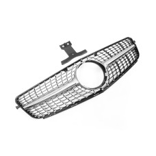 Передня решітка Diamond Silver для мерседес C-class W204 2007-2015 рр