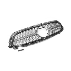 Передня решітка Diamond Silver (AMG Line 2020-2026) Без місця під камеру для мерседес E-сlass W213 рр