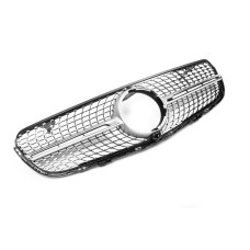 Передня решітка Diamond Silver (2015-2019) Без місця під камеру для мерседес GLC X253 рр