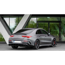 Задній дифузор з насадками (дизайн CLA45) для мерседес CLA C118 2019- рр
