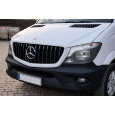 Передня решітка GT Panamericana Chrome (2013-2018) для мерседес Sprinter W906 рр