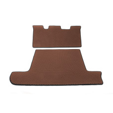 Килимок багажника 2 шт Цегляний (EVA 7 місць) для Toyota Land Cruiser 100