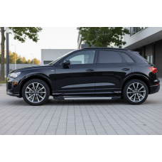 Бокові пороги RedLine (2 шт., Алюміній) для Ауди Q3 2019- рр