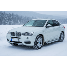 Бокові пороги Maya V2 (2 шт. Алюміній) для бмв X4 F26 2014-2018 рр