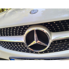 Передня емблема (18 4 см) для мерседес GLA X156 2014-2019 рр