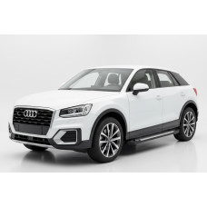 Бокові пороги Line (2 шт., Алюміній) для Ауди Q2 2016- рр