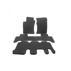 Килимки EVA (3 ряди, чорні) для Toyota Land Cruiser Prado 120 2002-2009 рр