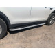 Бокові пороги Tayga Grey (2 шт., Алюміній) 2014-2019 для Land Rover Discovery Sport 2014- рр