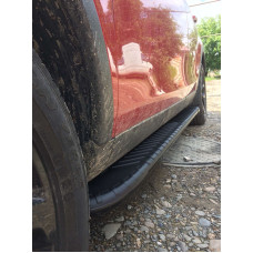 Бокові пороги Bosphore Black (2 шт. Алюміній) 2014-2019 для Land Rover Discovery Sport 2014- рр