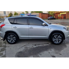 Накладки на арки (4шт чорні ABS-пластик) для Toyota Rav 4 2006-2013 рр