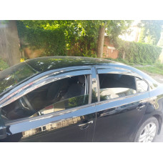 Вітровики (4 шт. Sunplex Sport) для Volkswagen Jetta 2011-2018 рр