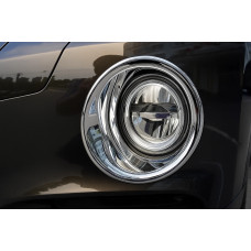 Хромированные накладки на противотуманные фары (2 шт) для бмв X6 F16 2014-2019 гг