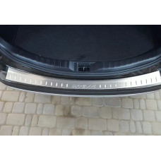 Накладка на задній бампер Libao (2013-2016 нерж) для Toyota Rav 4 рр