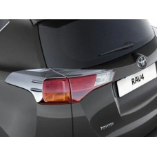 Накладки на задні ліхтарі Libao V1 2013-2016 (2 шт пласт) для Toyota Rav 4 рр