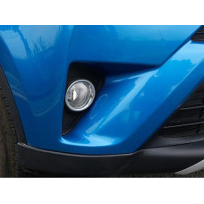 Накладки на протитуманки Libao 2016-2018 (2 шт пласт) для Toyota Rav 4 рр