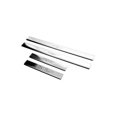 Накладки на дверні пороги Carmos V2 (4 шт нерж) для Volkswagen Passat B8 2015-2023 рр