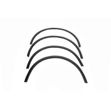 Накладки на арки SD (2009-2013, 4 шт, чорні, ABS-пластик) для мерседес E-сlass W212 рр