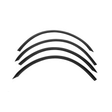 Накладки на арки (4 шт, чорні, ABS-пластик) для мерседес E-сlass W211 2002-2009 рр