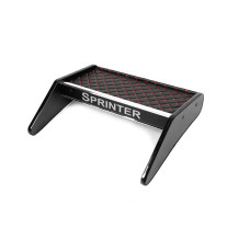 Полиця на панель (Чорна з червоною ниткою) для мерседес Sprinter W906 2006-2018 рр