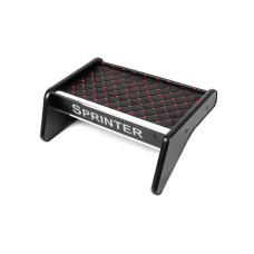 Полиця на панель (1995-2000, Чорна з червоною ниткою) TDI (на панель) для мерседес Sprinter W901/902/903/904/905 рр