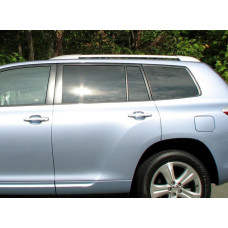Рейлинги Оригинальный Дизайн Grey (2 шт) для Toyota Highlander 2008-2013 гг