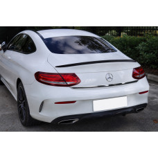 Спойлер для Coupe (1234 Upgrade, чорний) для мерседес C-сlass W205 2014-2021 рр