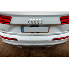 Хром планка над номером (нерж) для Ауди Q7 2015-2026 рр