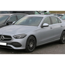 Накладки на зеркала (2 шт, нерж.) для мерседес C-class W206 2022- рр