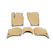 Килимки EVA (бежеві) для Porsche Cayenne 2010-2017 рр