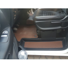 Килимки на пороги (3 шт EVA цегляні) для мерседес Vito / V-class W447 2014- рр