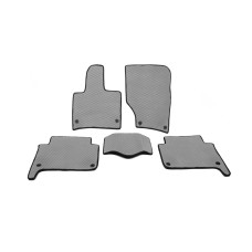 Килимки EVA (сірі) 2 ряди (5 килимків) для Ауди Q7 2005-2015 рр