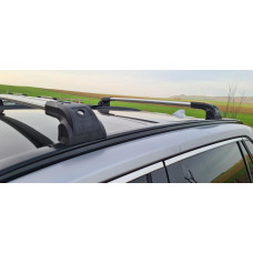 Поперечний багажник на інтегровані рейлінги Strong (2 шт) Сірий для Toyota Rav 4 2019- рр