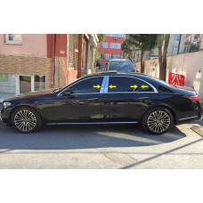 Накладки на стійки (нерж) для мерседес S-сlass W223