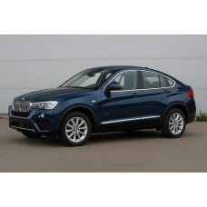 Молдинг дверний (4 шт, нерж) для бмв X4 F26 2014-2018 рр