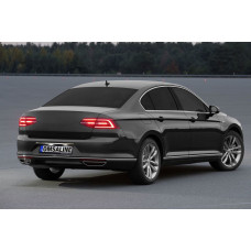Накладка над номером SD (OmsaLine нерж) для Volkswagen Passat B8 2015-2023 рр