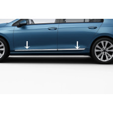 Молдинги дверей (4 шт нерж) для Volkswagen Tiguan 2007-2016 рр