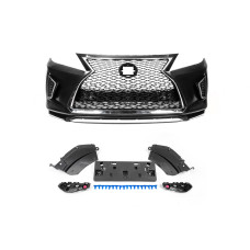 Передній бампер (дизайн F-Sport 2021 року) 2009-2015 з LED фарами (дизайн 2021) для Lexus RX рр