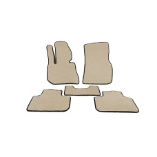 Килимки EVA (бежеві) для бмв X3 G01 2018- рр