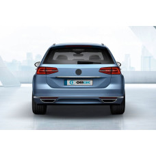 Накладка над номером SW (OmsaLine нерж) для Volkswagen Passat B8 2015-2023 рр