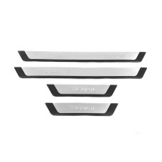 Накладки на пороги Omsa Flexill (4 шт., нерж.) для Volkswagen Tiguan 2007-2016 рр