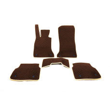 Килимки EVA (коричневі) для бмв 7 серія F01/F02