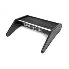 Полиця на панель (Чорна з чорною ниткою) для мерседес Sprinter W906 2006-2018 рр