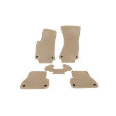 Килимки EVA (бежеві) для Ауди A6 C7 2011-2017 рр