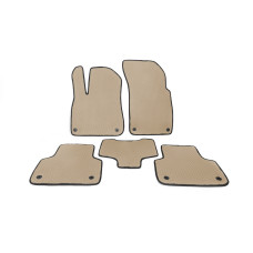 Килимки EVA (бежеві) для Ауди Q7 2015- рр