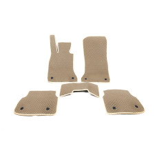 Килимки EVA (бежеві) для бмв 7 серія F01/F02