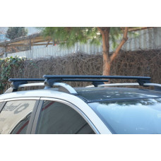 Перемички на звичайні рейлінги під ключ Bold Bar Lite V1 (2 шт) Чорні для Toyota Rav 4 2006-2013 рр