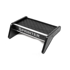 Полиця на панель (1995-2000, Чорна з чорною ниткою) TDI (на панель) для мерседес Sprinter W901/902/903/904/905 рр
