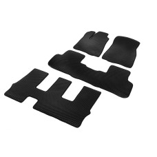 Килимки EVA (3 ряди чорні) для Toyota Highlander 2013-2019 рр