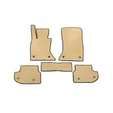 Килимки 2013-2016 (EVA бежеві) для бмв 5 серія F-10/11/07 рр